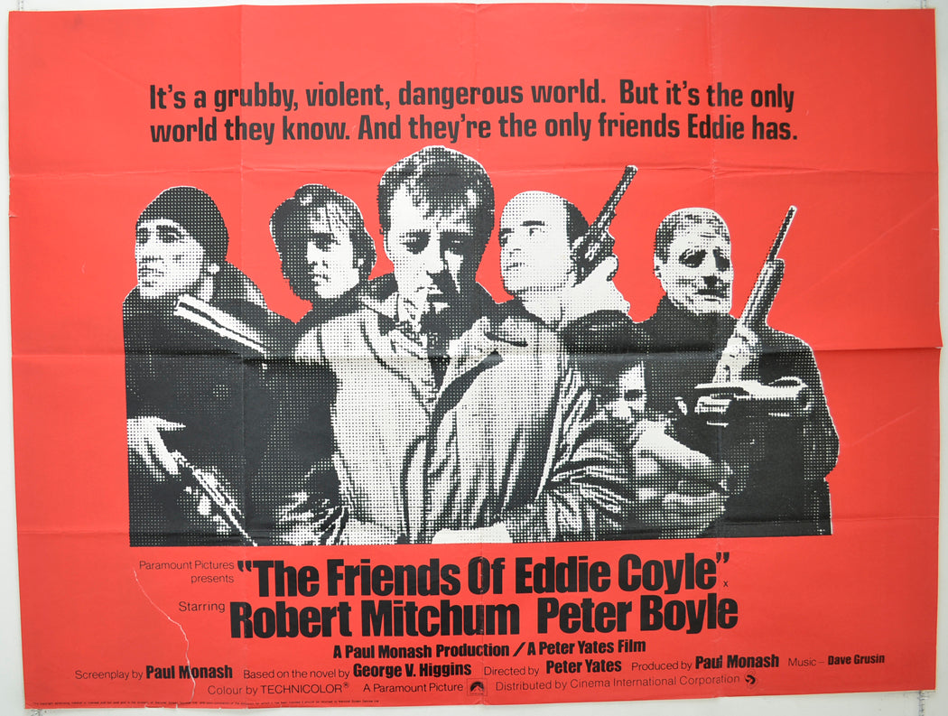 The Friends Of Eddie Coyle Original Quad Poster - Film Poster - Movie Poster  