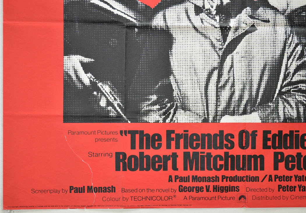 THE FRIENDS OF EDDIE COYLE (Bottom Left) Cinema Quad Movie Poster 