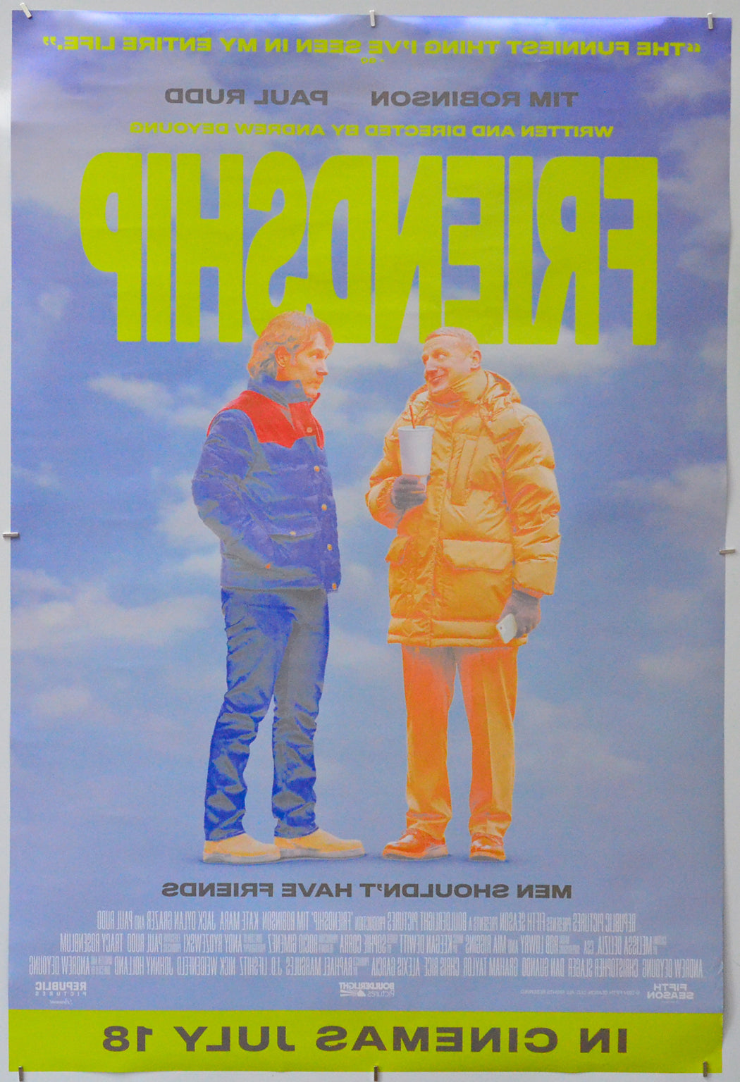 Friendship (Back) Cinema One Sheet Movie Poster 