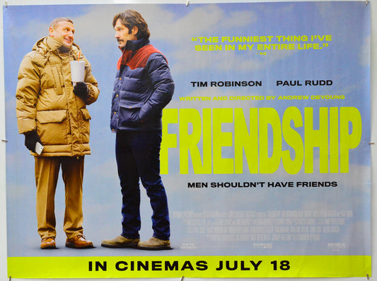 Friendship - Original Quad Poster - Film Poster - Movie Poster
