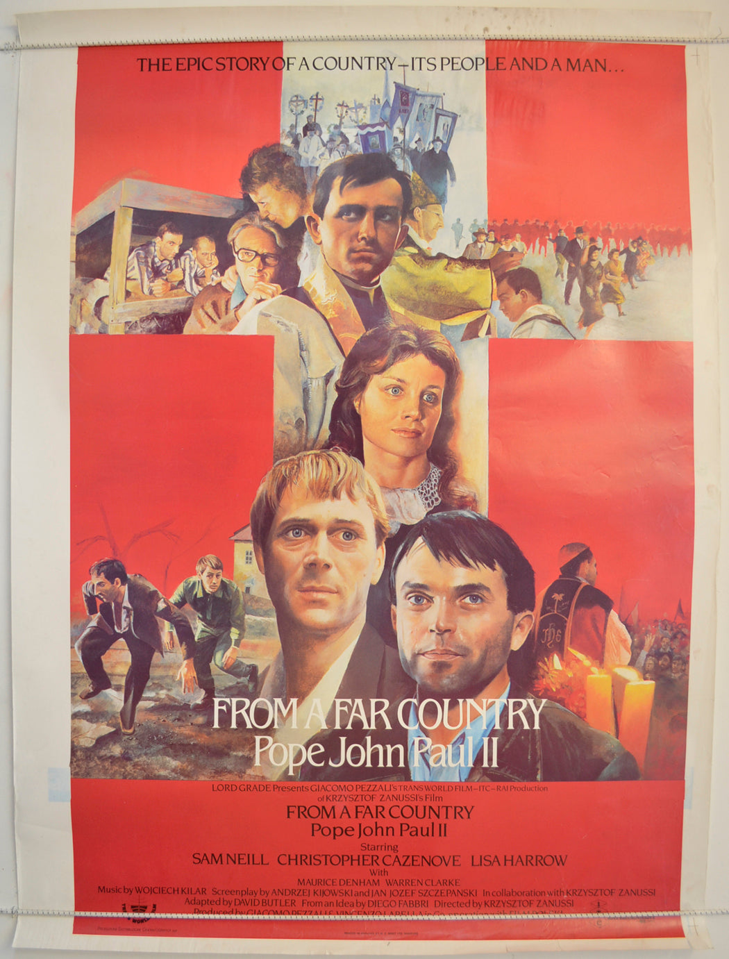 From A Far Country  (The Story of Pope John Paul II)   Original One Sheet Poster - Film Poster - Movie Poster  