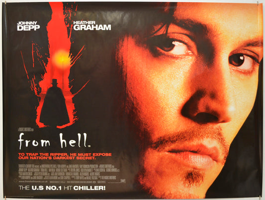 From Hell Original Quad Poster - Film Poster - Movie Poster