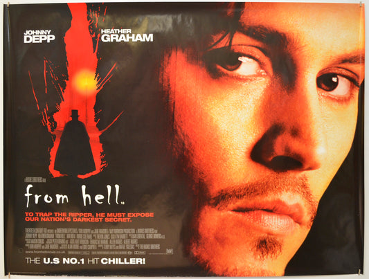 From Hell Original Quad Poster - Film Poster - Movie Poster