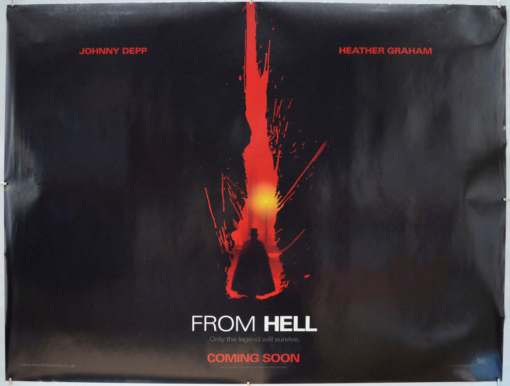 From Hell (Teaser / Advance Version) Original Quad Poster - Film Poster - Movie Poster