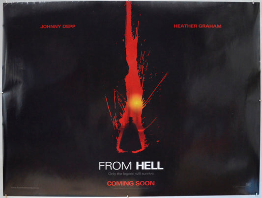 From Hell (Teaser / Advance Version) Original Quad Poster - Film Poster - Movie Poster