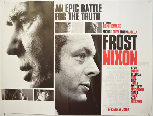 Frost/Nixon Original Quad Poster - Film Poster - Movie Poster  