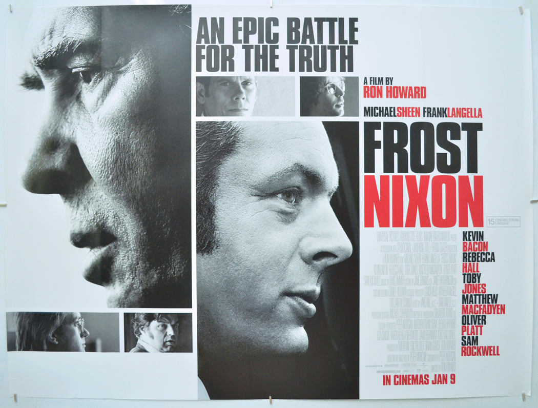 Frost/Nixon  Original Quad Poster - Film Poster - Movie Poster