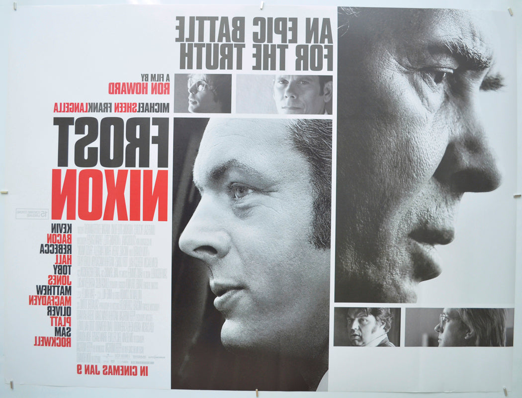 FROST / NIXON (Back) Cinema Quad Movie Poster 