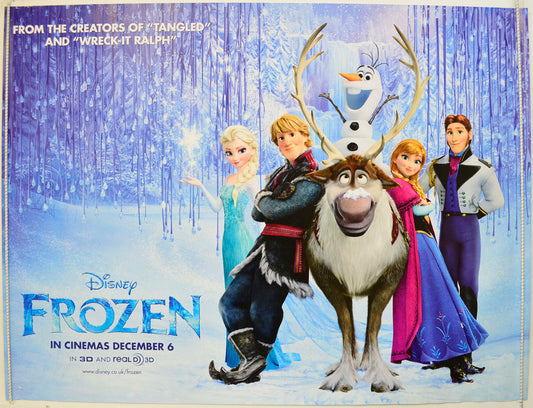 Frozen  (Teaser / Advance Version)   Original Quad Poster - Film Poster - Movie Poster  