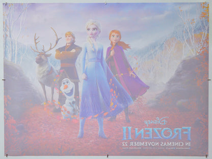 Frozen II (Back) Cinema Quad Movie Poster 