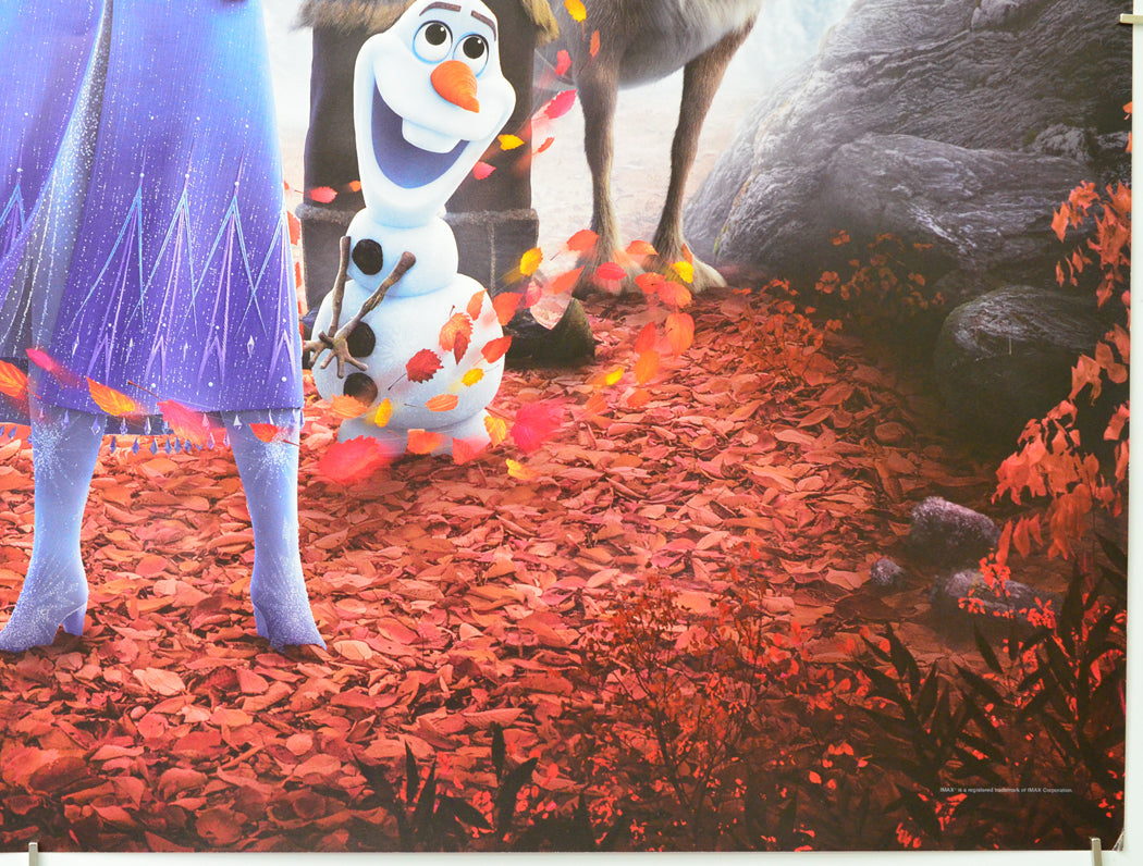 Frozen II (Bottom Right) Cinema Quad Movie Poster 