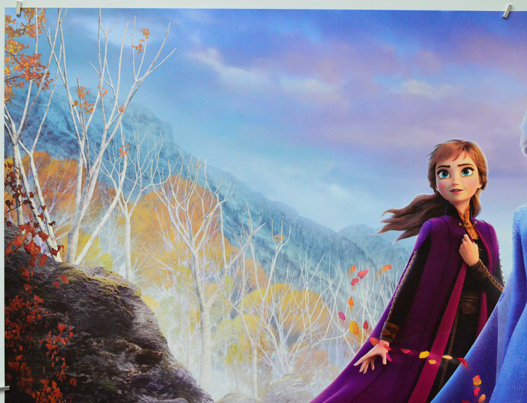 Frozen II (Top Left) Cinema Quad Movie Poster 