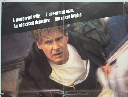 THE FUGITIVE (Top Left) Cinema Quad Movie Poster 