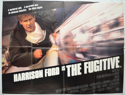 The Fugitive Original Quad Poster - Film Poster - Movie Poster