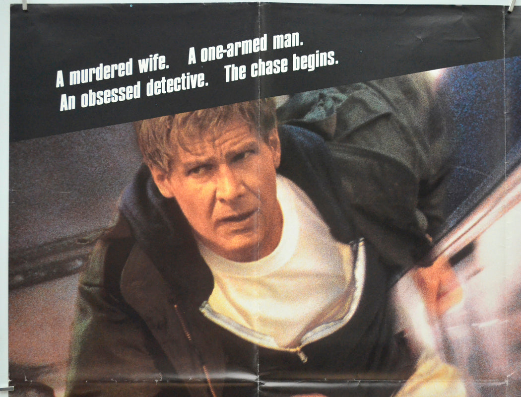 THE FUGITIVE (Top Left) Cinema Quad Movie Poster 