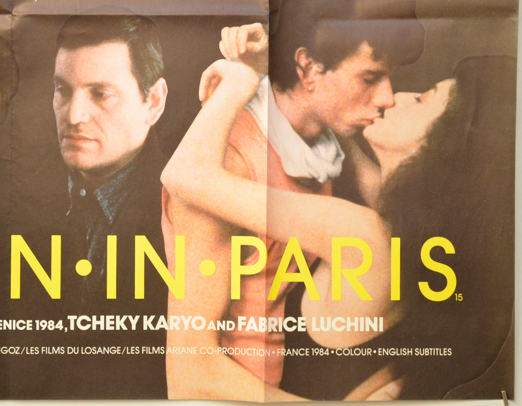 FULL MOON IN PARIS (Bottom Right) Cinema Quad Movie Poster 