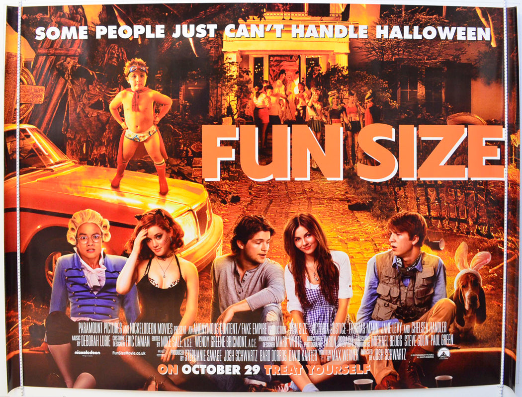 Fun Size Original British Quad Poster - Film Poster - Movie Poster 