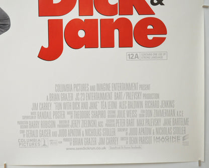 FUN WITH DICK AND JANE (Bottom Right) Cinema Quad Movie Poster 