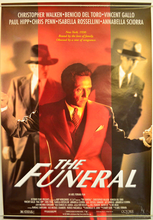 The Funeral  Original One Sheet Poster - Film Poster - Movie Poster