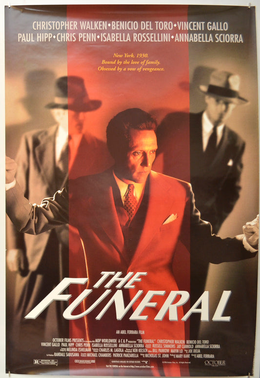 The Funeral Original One Sheet Poster - Film Poster - Movie Poster