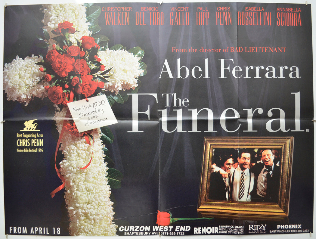 The Funeral Original Quad Poster - Film Poster - Movie Poster