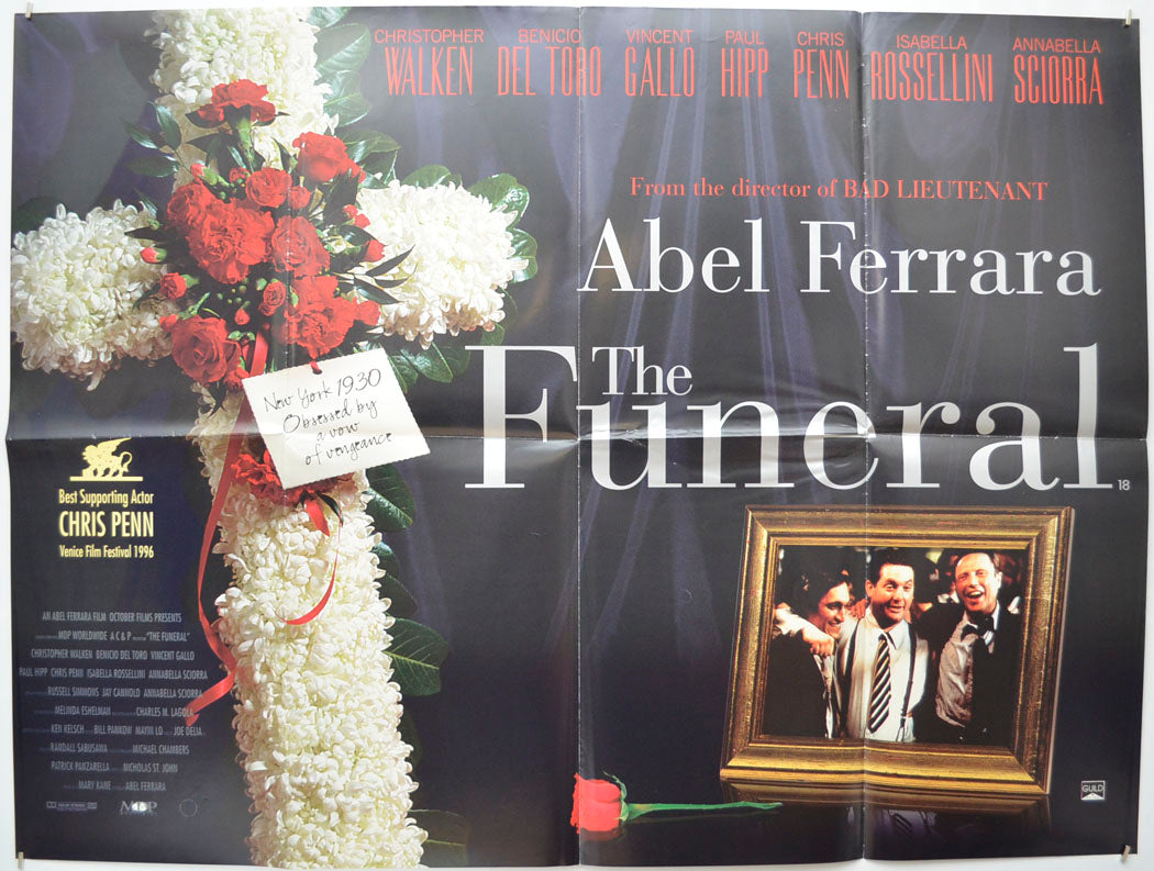 The Funeral Original Quad Poster - Film Poster - Movie Poster