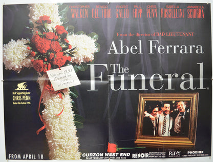 The Funeral Original Quad Poster - Film Poster - Movie Poster