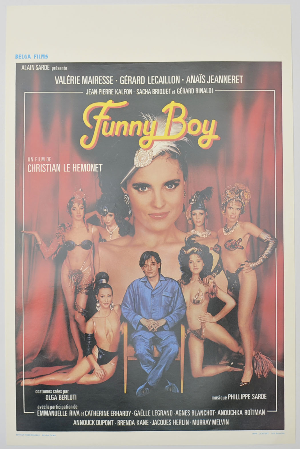 Funny Boy Original Belgian Poster - Film Poster - Movie Poster