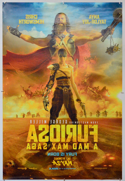 Furiosa: A Mad Max Saga (Back) Cinema One Sheet Movie Poster 