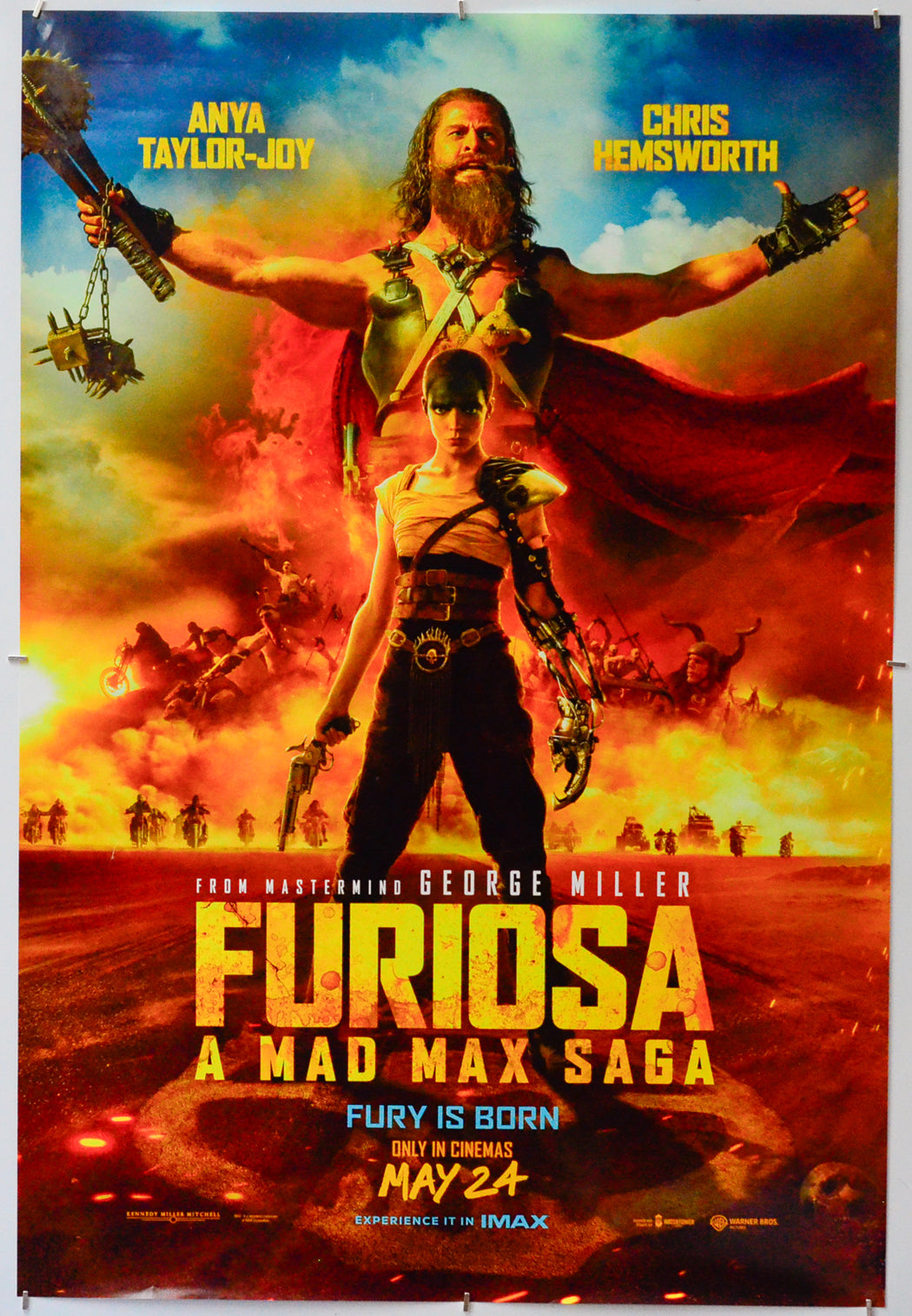 Furiosa: A Mad Max Saga - Original One Sheet Poster - Film Poster - Movie Poster 