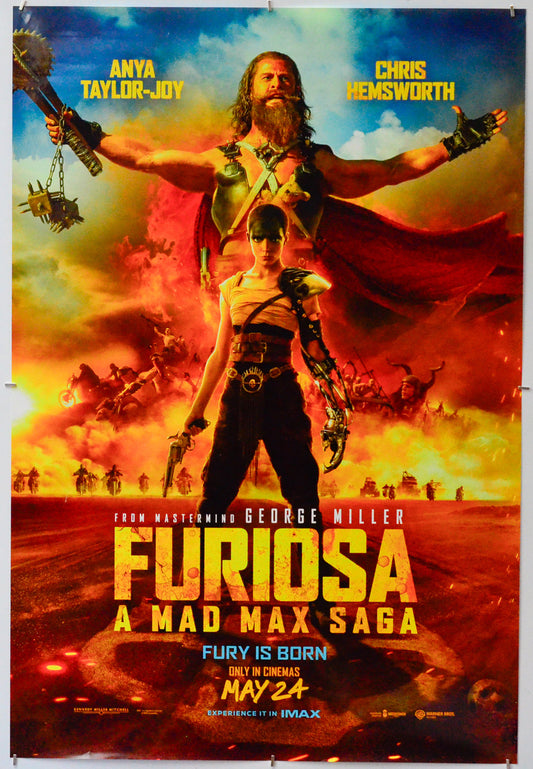 Furiosa: A Mad Max Saga - Original One Sheet Poster - Film Poster - Movie Poster 