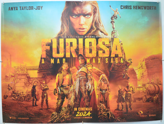 Furiosa: A Mad Max Saga (Teaser / Advance Version) Original Quad Poster - Film Poster - Movie Poster