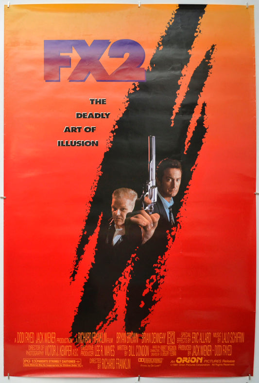 FX 2 : The Deadly Art Of Illusion  Original One Sheet Poster - Film Poster - Movie Poster