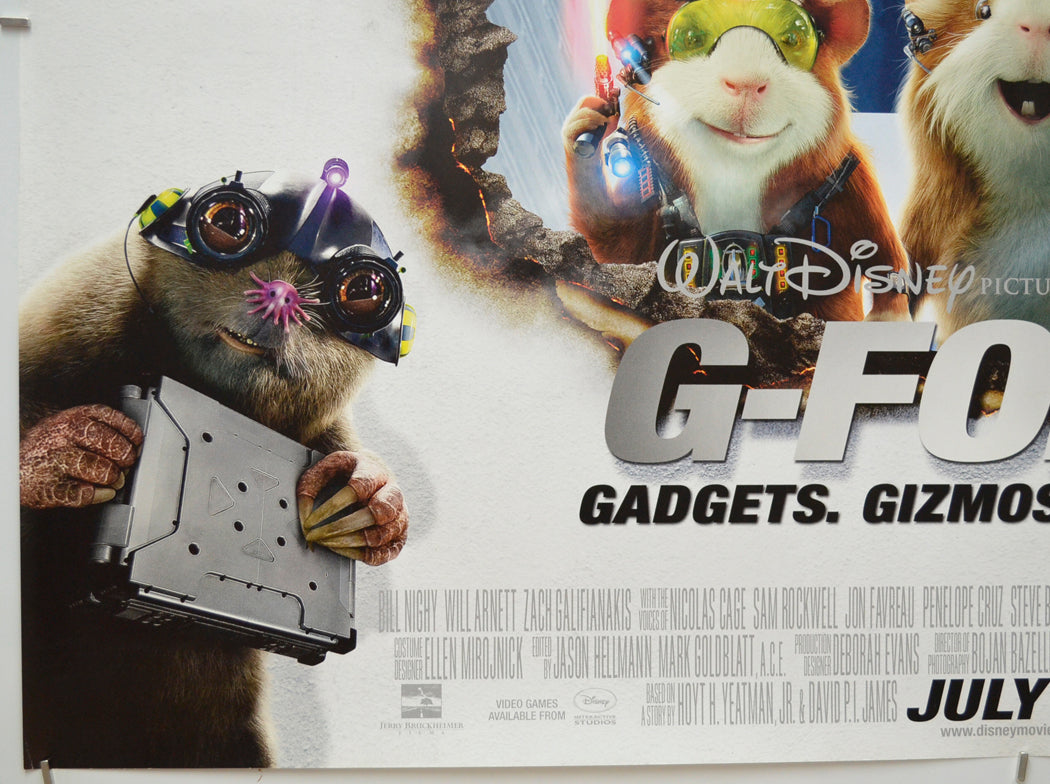 G-FORCE (Bottom Left) Cinema Quad Movie Poster 