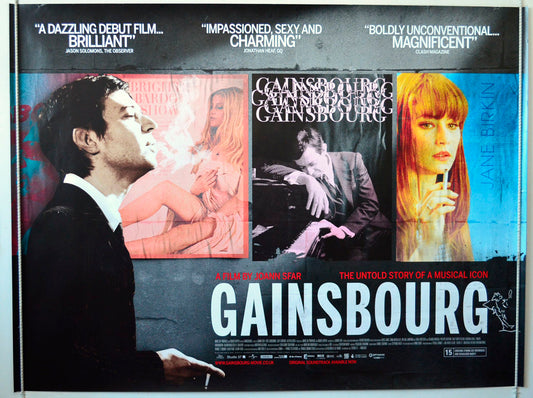 Gainsbourg  (a.k.a. Gainsbourg (Vie héroïque))   Original British Quad Poster - Movie Poster