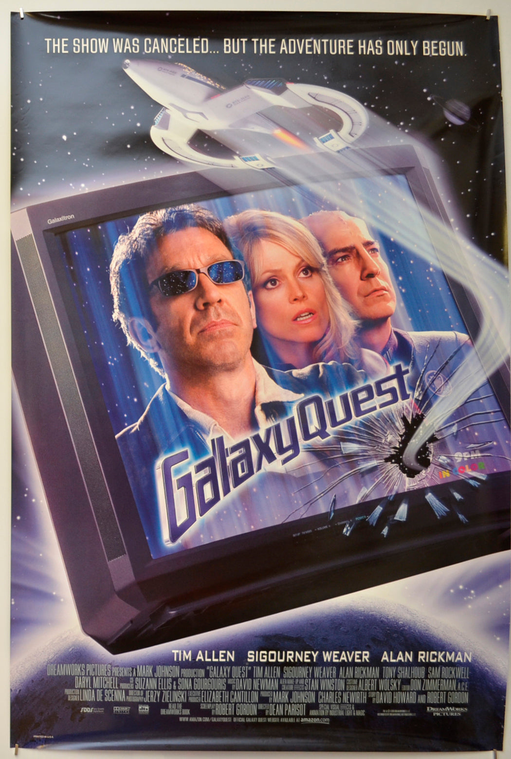 Galaxy Quest Original One Sheet Poster - Film Poster - Movie Poster  