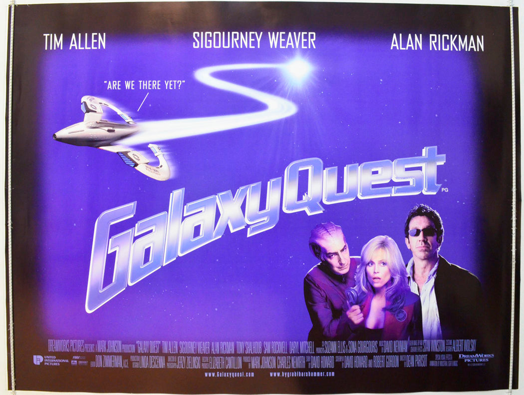 Galaxy Quest Original British Quad Poster - Film Poster - Movie Poster 