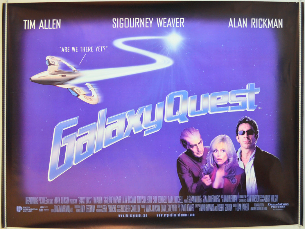 Galaxy Quest  Original Quad Poster - Film Poster - Movie Poster 