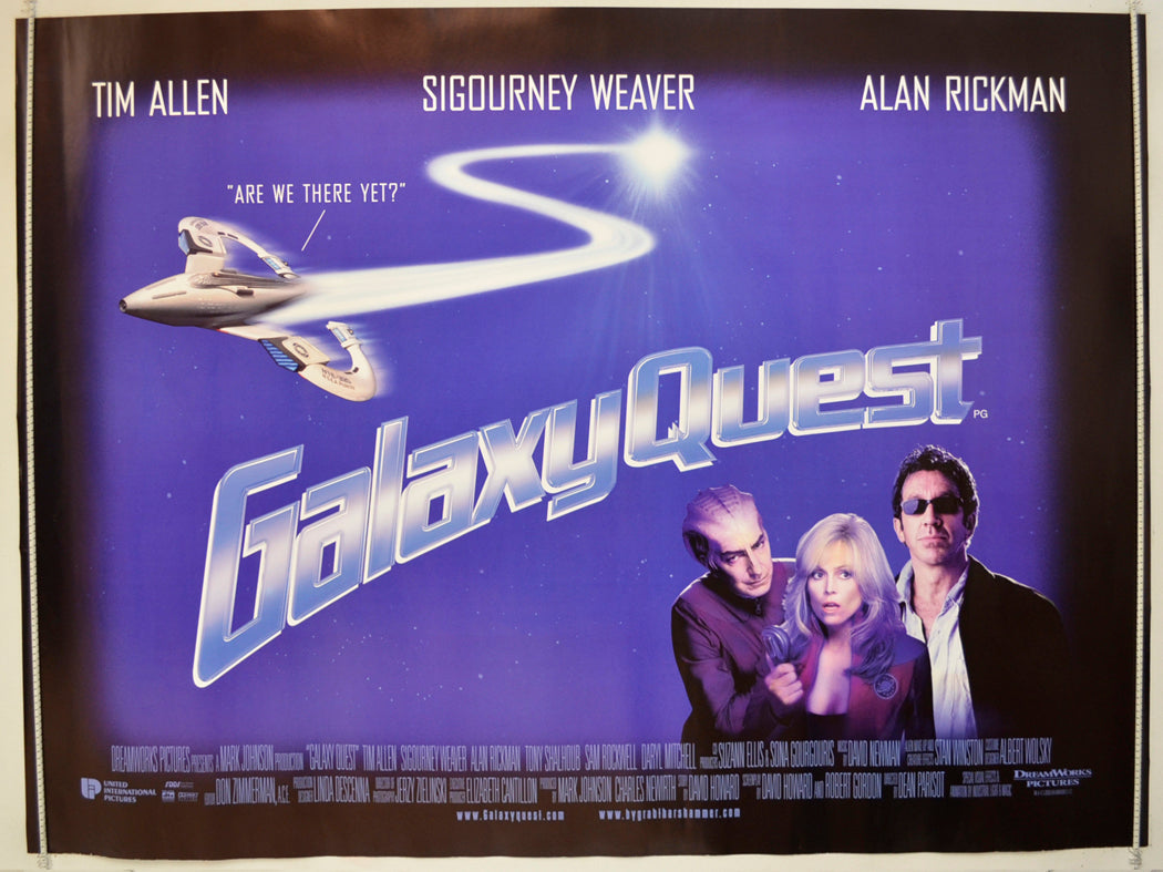 Galaxy Quest  Original Quad Poster - Film Poster - Movie Poster