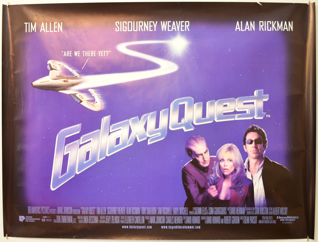 Galaxy Quest Original Quad Poster - Film Poster - Movie Poster  