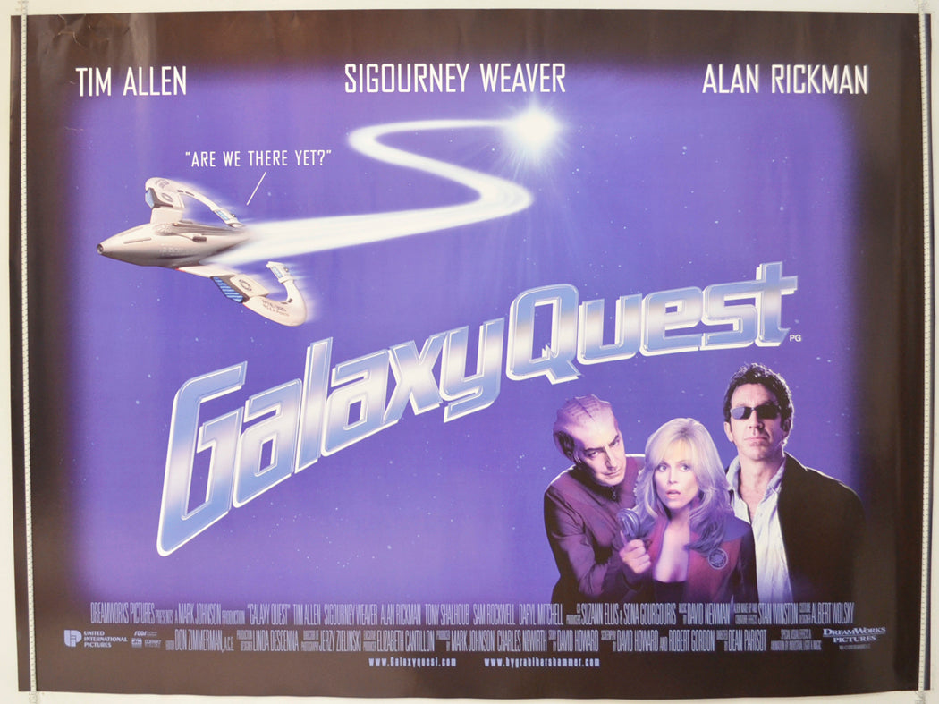 Galaxy Quest  Original Quad Poster - Film Poster - Movie Poster