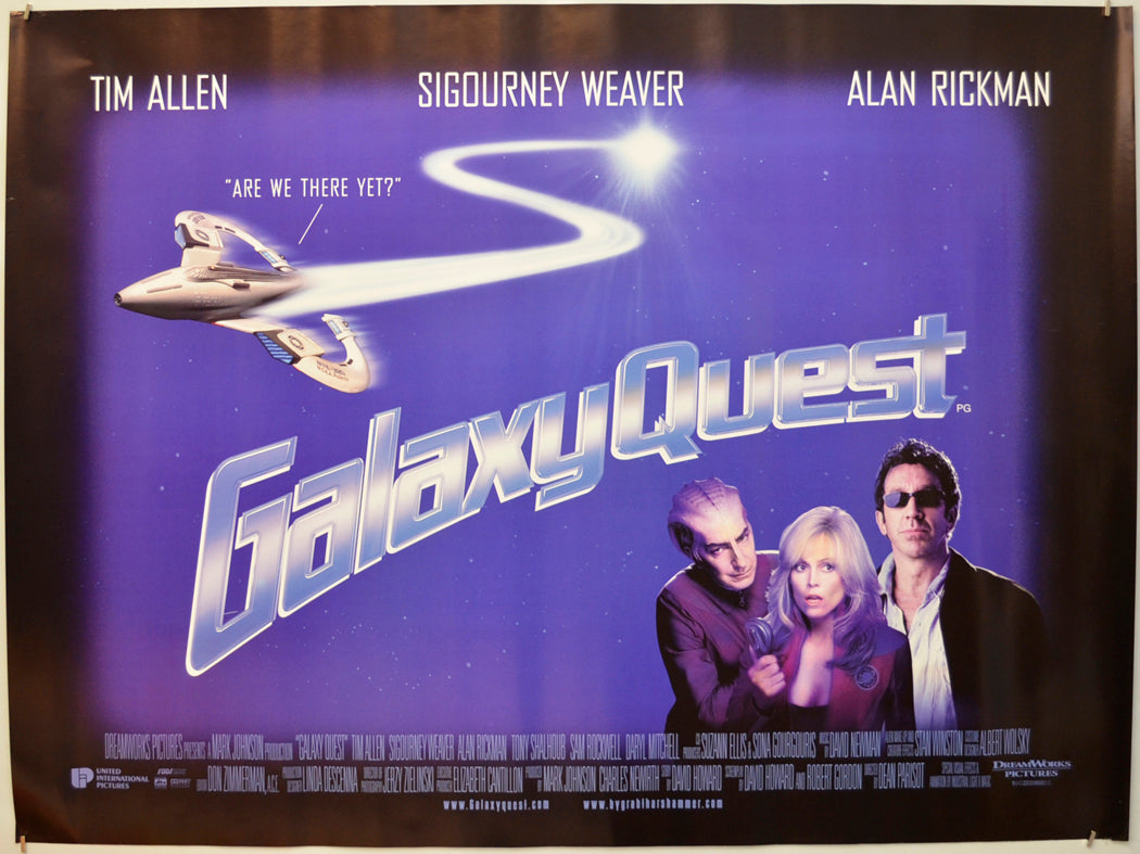 Galaxy Quest Original Quad Poster - Film Poster - Movie Poster  