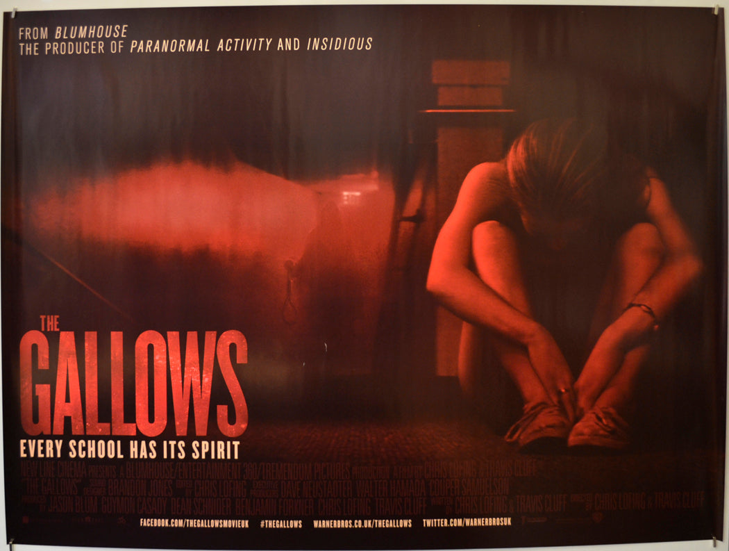 The Gallows  Original Quad Poster - Film Poster - Movie Poster