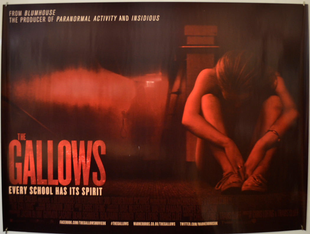 The Gallows  Original Quad Poster - Film Poster - Movie Poster