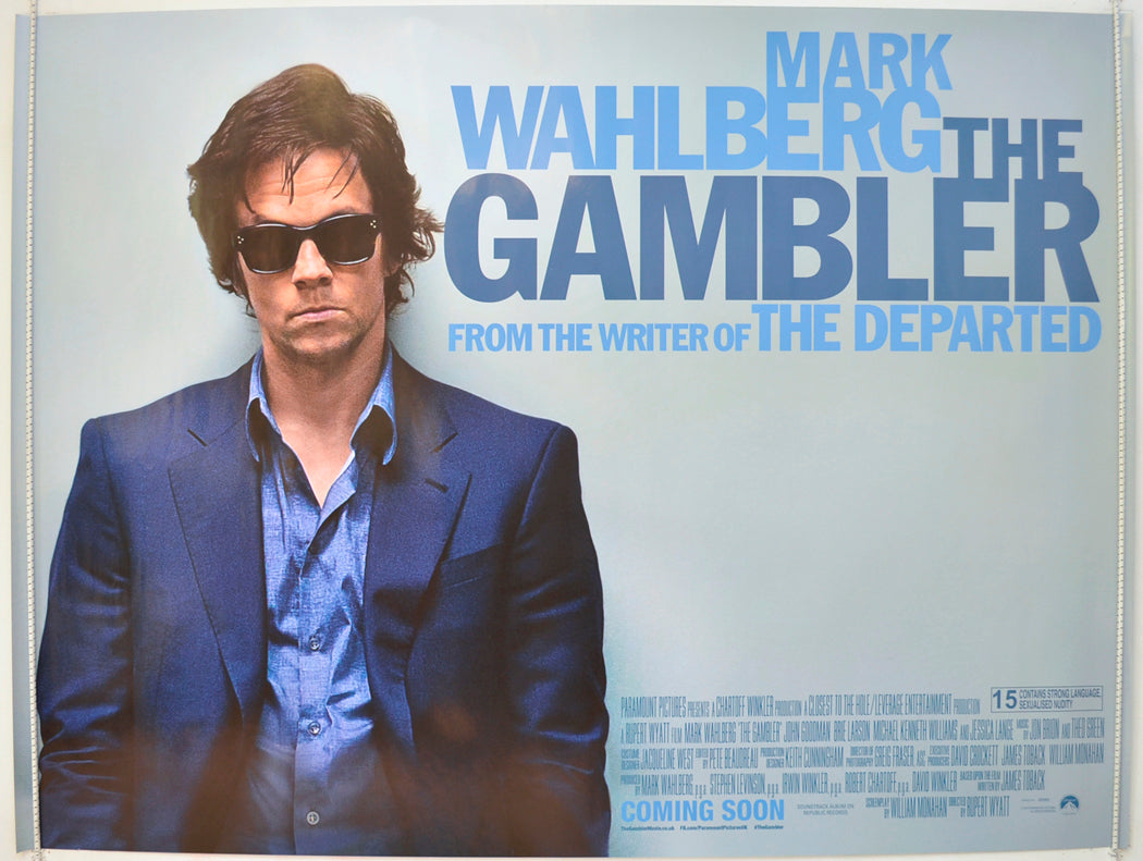 The Gambler   Original Quad Poster - Film Poster - Movie Poster 