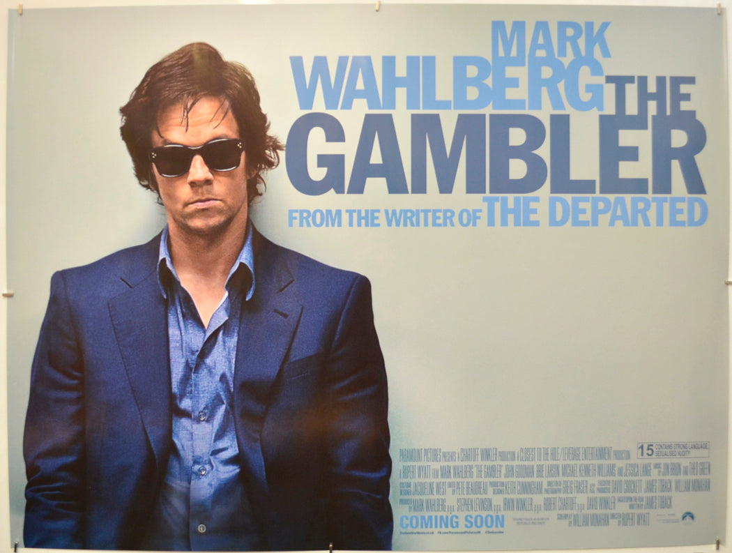 The Gambler  Original Quad Poster - Film Poster - Movie Poster