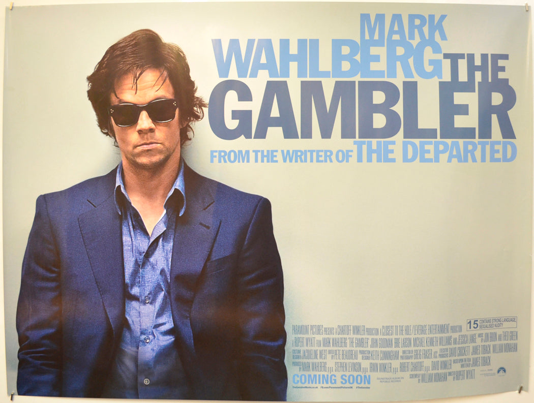 The Gambler  Original Quad Poster - Film Poster - Movie Poster