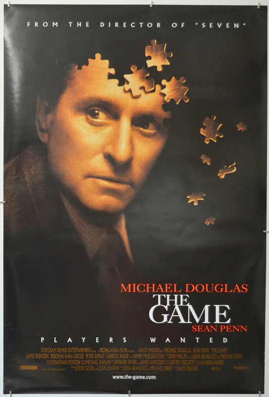 The Game Original One Sheet Poster - Film Poster - Movie Poster