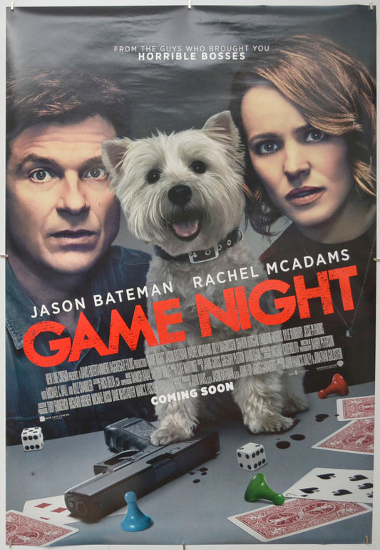 Game Night Original One Sheet Poster - Film Poster - Movie Poster