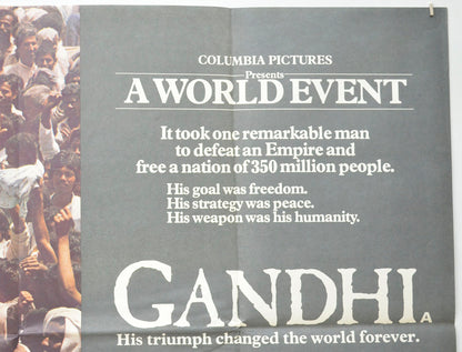 GANDHI (Top Right) Cinema Quad Movie Poster 